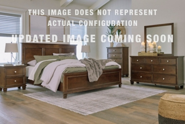 Ashley Danabrin Brown Full Panel Storage Bed with Dresser