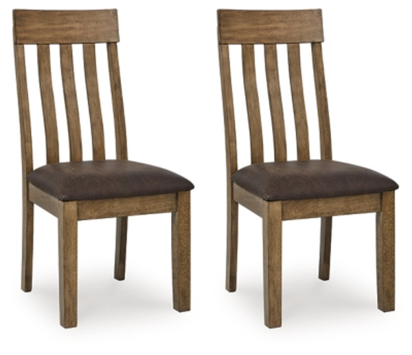 Ashley Broxtyn Light Brown Dining Chair (Set of 2) Ashley Broxtyn Light Brown Dining Chair (Set of 2)