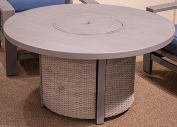 Ashley Dillon Beach Gray Outdoor Fire Pit Table