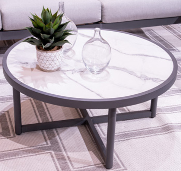 Ashley North Island Gray Outdoor Coffee Table