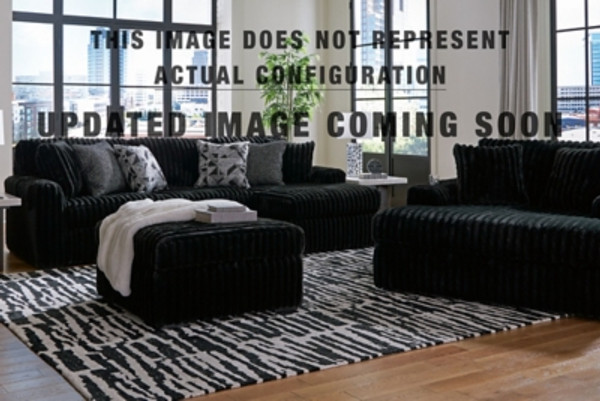 Ashley Midnight-Madness Onyx 3-Piece Sectional Sofa
