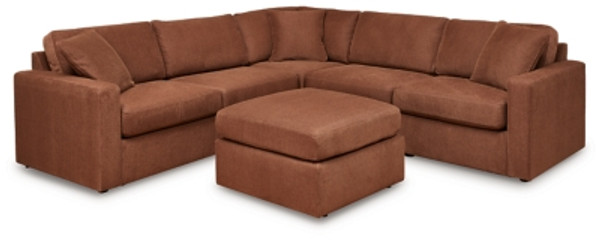 Ashley Modmax Spice 5-Piece Sectional with Ottoman 92102/46(2)/64/65/77/08
