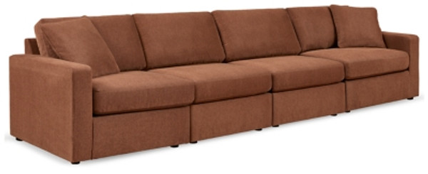 Ashley Modmax Spice 4-Piece Sectional with Ottoman 92102/46(2)/64/65/08(2)