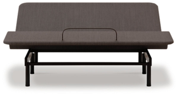 Ashley Head/Foot Model - Good Charcoal Gray Twin XL Adjustable Base