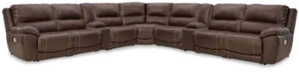 Ashley Dunleith Chocolate 9-Piece Power Reclining Sectional Ashley Dunleith Chocolate 9-Piece Power Reclining Sectional