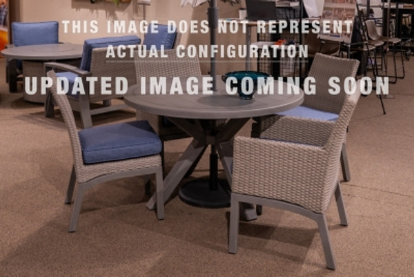 Ashley Dillon Beach Gray Outdoor Dining Table P418-625