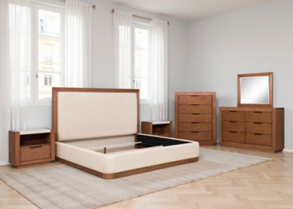 Ashley Hennington Medium Brown Dresser and Mirror Ashley Hennington Medium Brown Dresser and Mirror