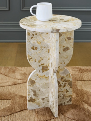 Ashley Treygan Beige Accent Table