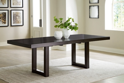 Ashley Neymorton Dark Grayish Brown Dining Extension Table