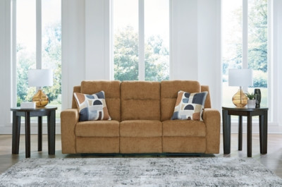 Ashley Kanlow Honey Reclining Sofa