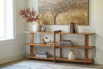Ashley Fayemour Brown Console Sofa Table