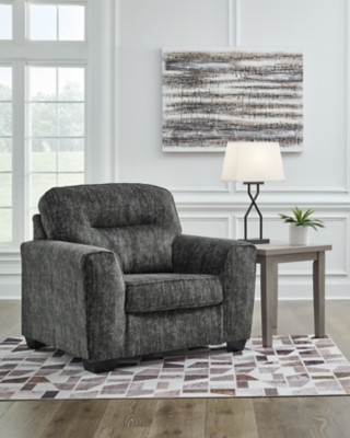 Ashley Lonoke Gunmetal Oversized Chair