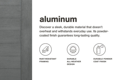 Ashley Beachcroft Beige Outdoor Dining Table and 4 Chairs and Bench P791/600/601(2)/625