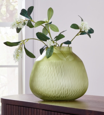 Ashley Scottyard Olive Green Vase