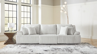Ashley Top Tier Alloy 3-Piece Reclining Sectional Sofa