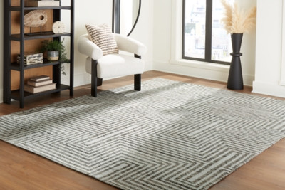Ashley Jossen Ivory Gray 8' x 10' Rug