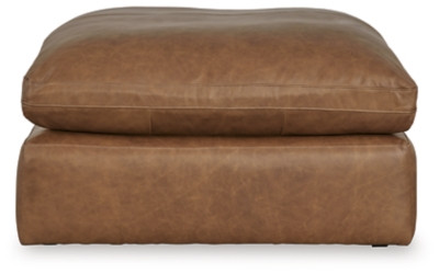 Ashley Emilia Caramel 7-Piece Sectional with Ottoman