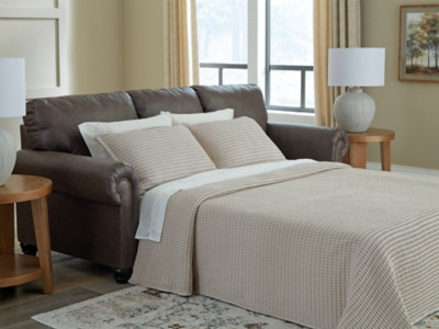 Benchcraft Roxmere Umber Queen Sofa Sleeper