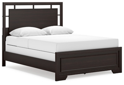 Ashley Covetown Dark Brown Queen Panel Bed