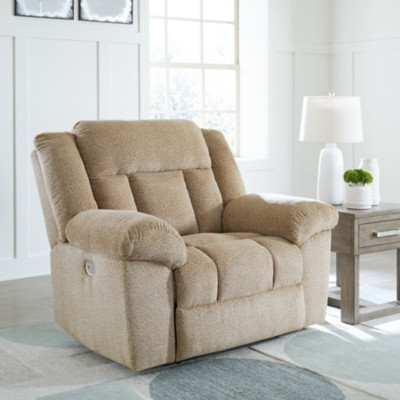 Ashley Tip-Off Wheat Power Recliner