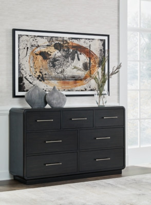 Ashley Rowanbeck Black Dresser