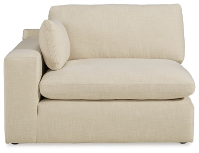 Elyza Linen 2-Piece Sectional with Ottoman