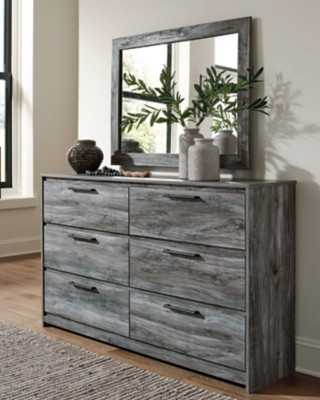 Ashley Baystorm Gray Dresser and Mirror