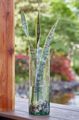 Ashley Taylow Green 15" H Vase