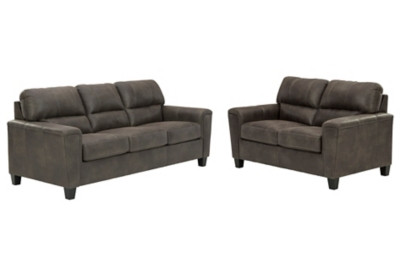 Ashley Navi Smoke Sofa and Loveseat