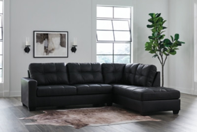 Benchcraft Barlin Mills Carbon 2-Piece Sectional with Chaise 17004/17/66