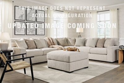 Ballyton Sand 5-Piece Sectional with Ottoman