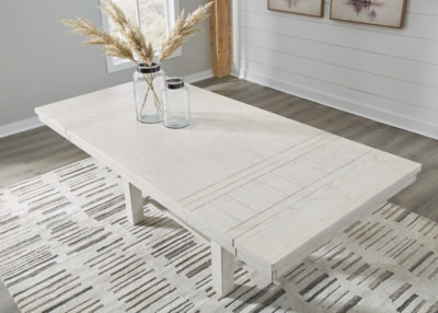 Ashley Robbinsdale Antique White Dining Table and 8 Chairs