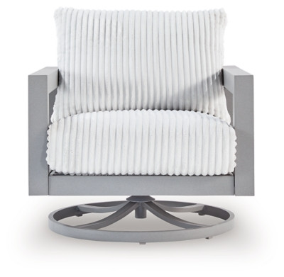 Ashley Moonlight View Gray Outdoor Sofa with 2 Lounge Chairs