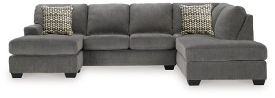 Ashley Riverfield Iron 2-Piece Sectional with Chaise