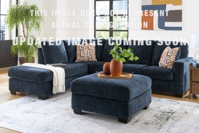 Ashley Aviemore Ink 2-Piece Sectional with Ottoman 24303/17/66/08