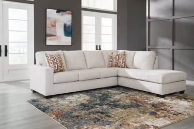 Ashley Aviemore Stone 2-Piece Sectional with Chaise 24305/17/66