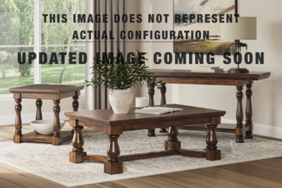 Ashley Sturlayne Brown Coffee Table with 1 End Table