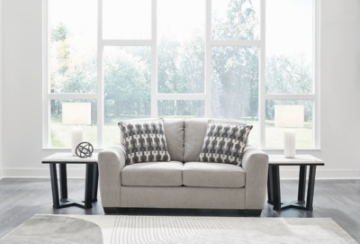 Ashley Avenal Park Flannel Loveseat