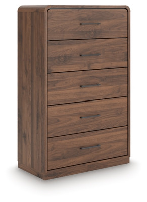 Ashley Hollinaze Walnut Brown Chest of Drawers