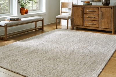 Ashley Brickburgh Gray Ivory Honey 8' x 10' Rug