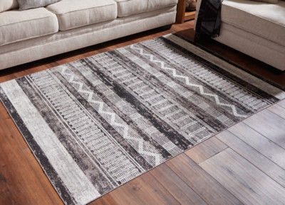 Ashley Henchester Multi 8' x 10' Washable Rug