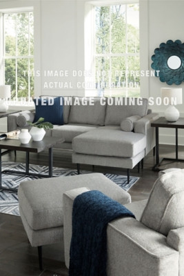 Ashley Hazela Charcoal Sofa Chaise, Loveseat, Chair, and Ottoman