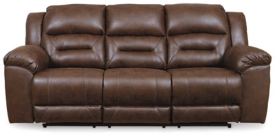 Ashley Stoneland Fossil Reclining Sofa