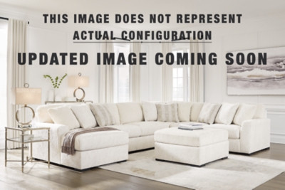 Ashley Chessington Ivory 3-Piece Sectional with Double Chaise