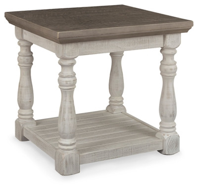 Ashley Havalance Gray White 2 End Tables