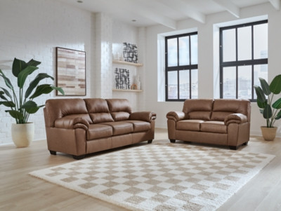 Ashley Whitlock Umber Sofa and Loveseat