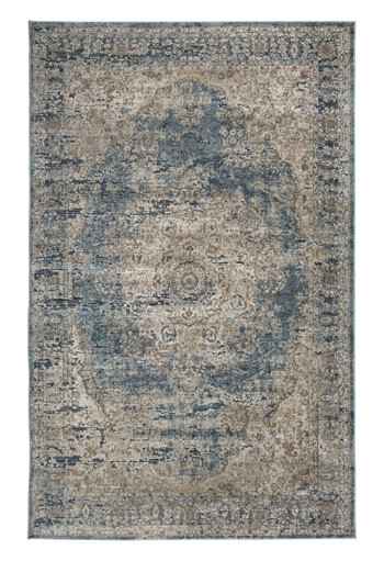 Ashley South Blue Beige 5' x 7' Rug