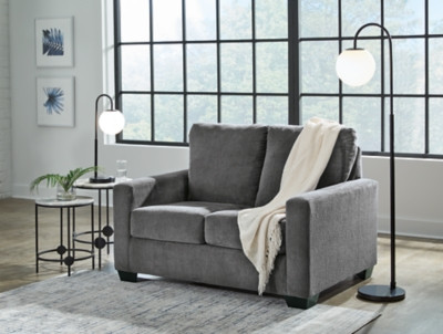 Ashley Rannis Pewter Twin Sofa Sleeper