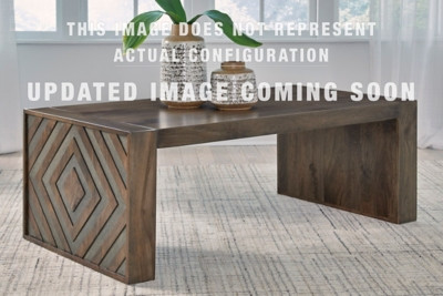 Ashley Dreggan Brown Coffee Table with 2 End Tables