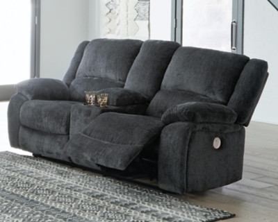 Ashley Draycoll Slate Power Reclining Sofa, Loveseat and Recliner